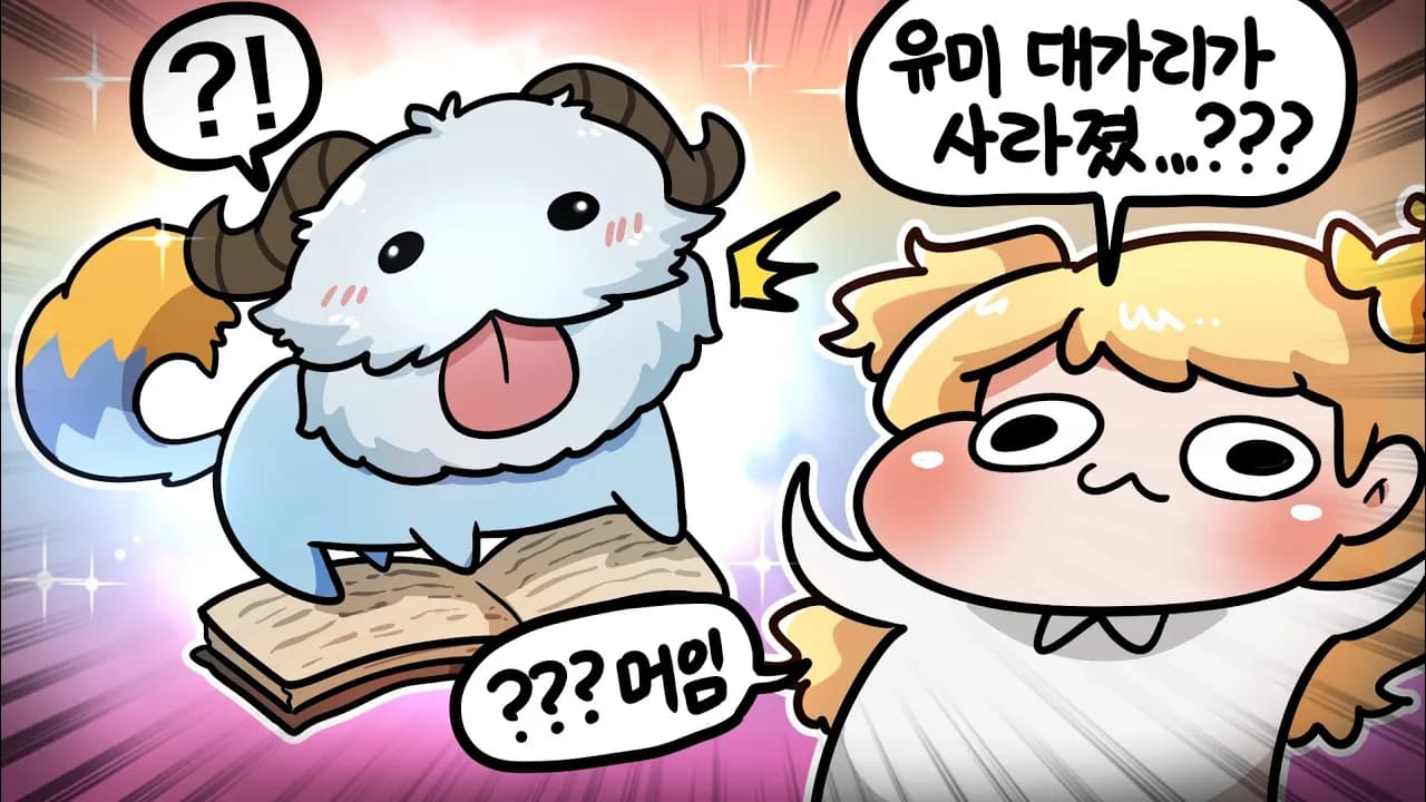 머리에 포로가 달라붙는 이스터에그 발견;; (진짜머임?)